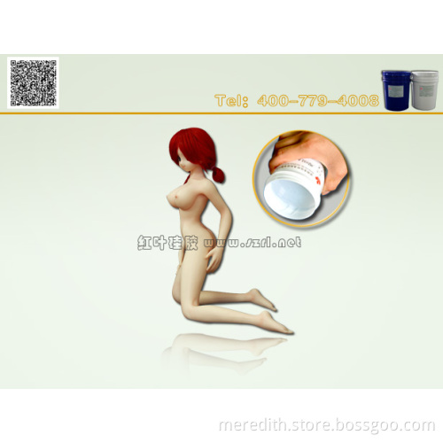 Life casting silicone rubber for artificial sex dolls